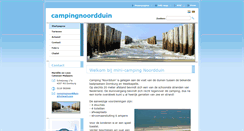Desktop Screenshot of campingnoordduin.nl